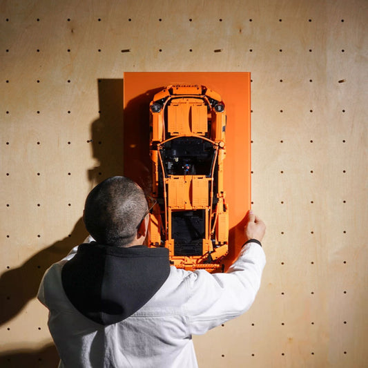 LEGO® compatible wall display frames