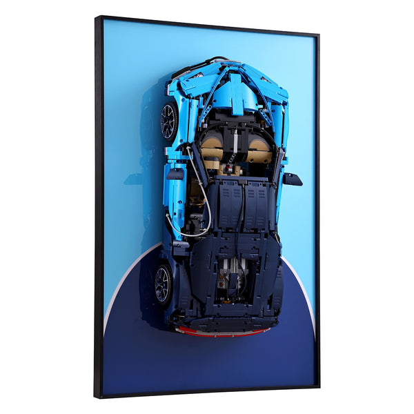 LEGO Technic Compatible Wall Display for Bugatti Chiron 42083