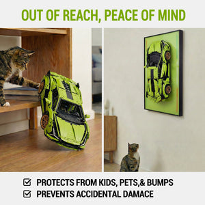 LEGO Technic Compatible Wall Display for Lamborghini Sián FKP 37 42115