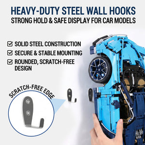 LEGO Technic Compatible Wall Display for Bugatti Chiron 42083