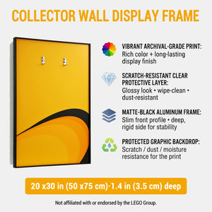 LEGO Technic Compatible Wall Display for McLaren P1 42172